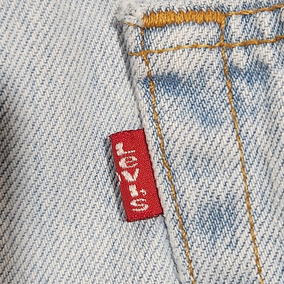 Levi's 501 Jeans Men's 38x30 Button Fly USA Made Light Wash Vintage - Picture 10 of 12